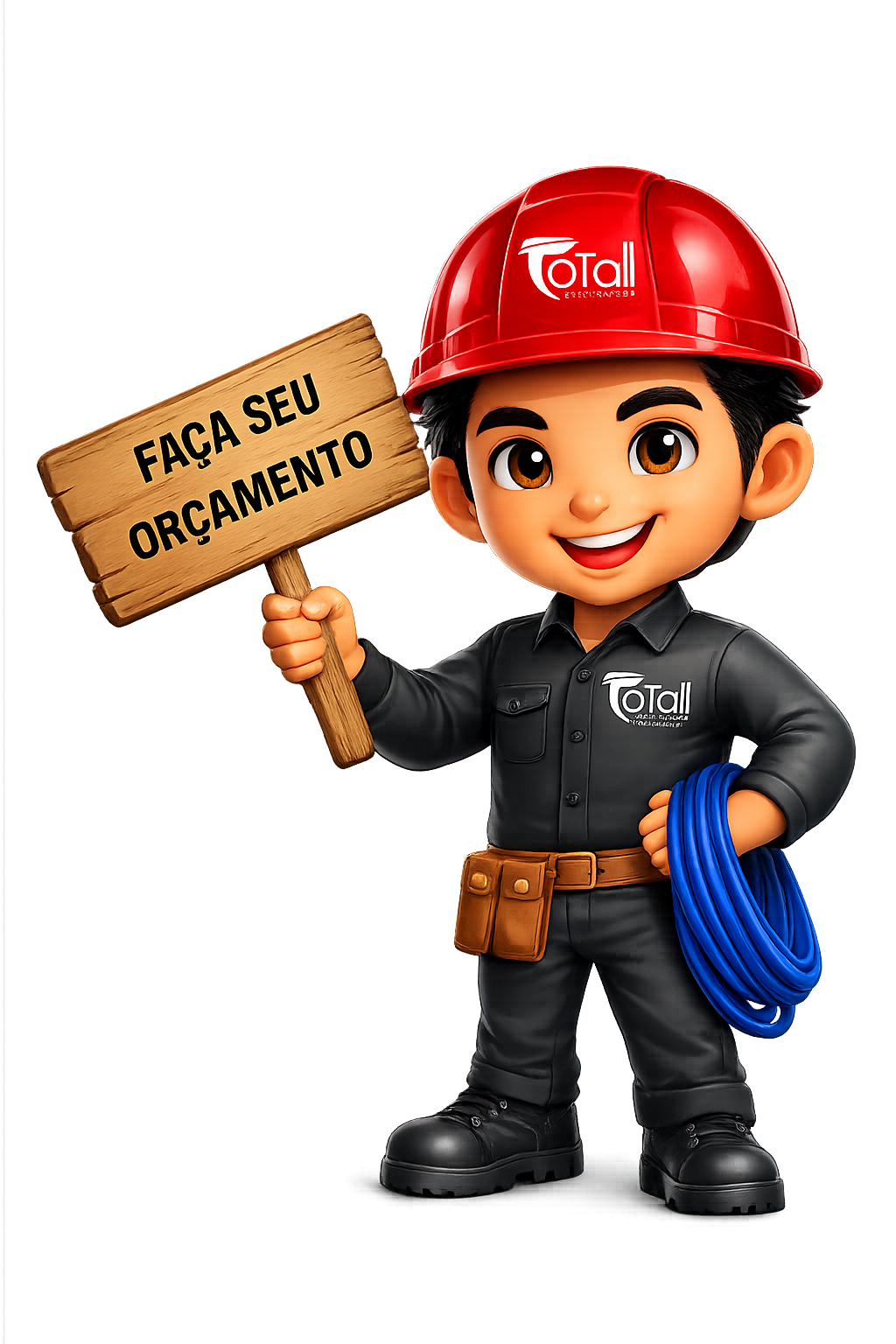 Tottinho, mascote oficial da Totall Distribuidora